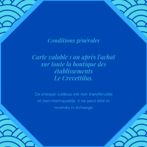 Carte 50 € « Lord of Shrimps »