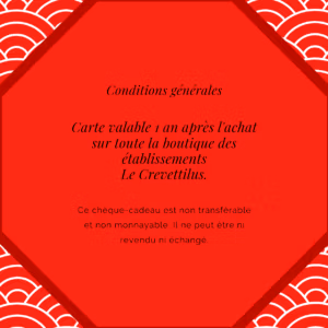 Carte 40 € « Captain Crevette »