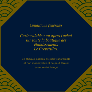 Ultra Carte 120€ +15€ offert “Crevette Mythique”