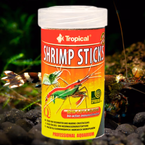 Shrimp Sticks 100mL - Alimentation Quotidienne - TROPICAL 100 mL Le Crevettilus