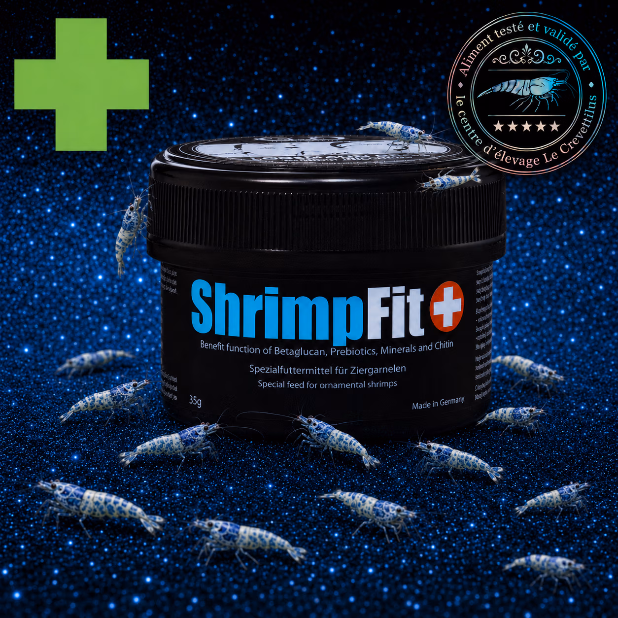 Shrimp Fit GlasGarten pour soutenir le système immunitaire et l’acclimatation des crevettes – Le Crevettilus