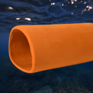 Tube simple XL pour aquarium – 18,5 cm – Céramique Naturelle