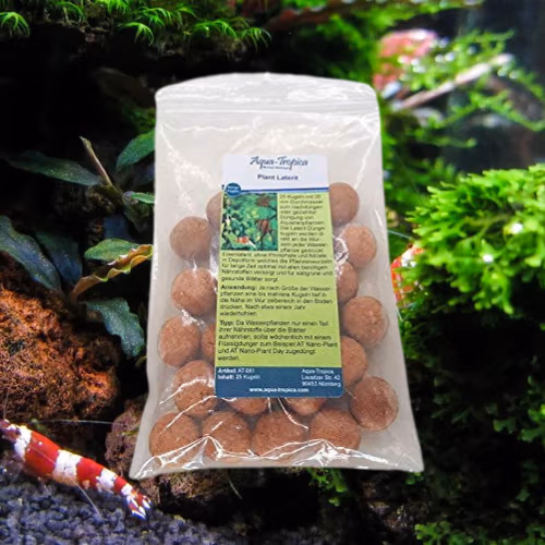 25 Boules LATERITE - Engrais Plantes à Racines - Compatible Crevettes - AQUA-TROPICA