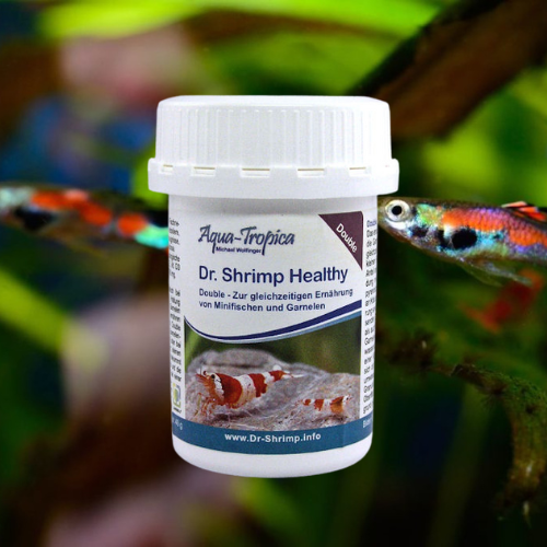 Dr. Shrimp DOUBLE - Nourriture Professionnelle Crevettes & Micro-Poissons - AQUA-TROPICA