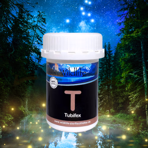 Tubifex - Nourriture Lyophilisée pour Poissons - WILDLIFE