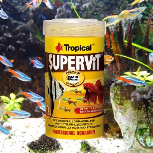 SUPERVIT - Nourriture Tout Poissons - 100ML - TROPICAL