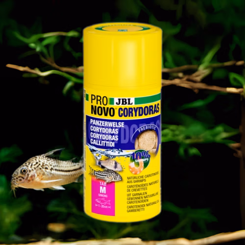 Pronovo Corydoras - TAB M - Nourriture Quotidienne - 100 ml - JBL Le Crevettilus
