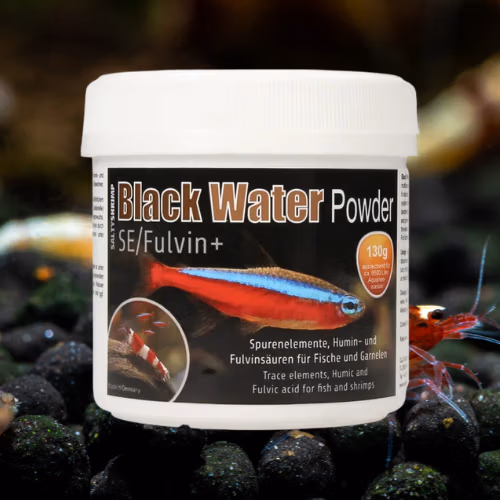 Black Water Powder Fulvin+ 130 g - Conditionneur d'eau - SALTYSHRIMP Le Crevettilus