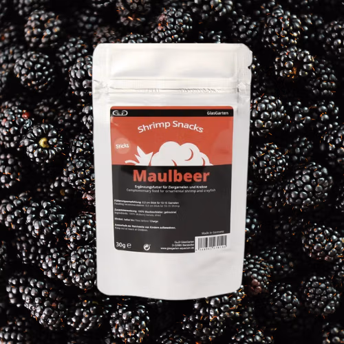 Shrimp Snacks Murrier Mulberry - Nourriture Crevettes - GLASGARTEN Le Crevettilus