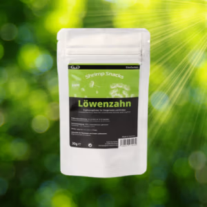 Shrimp Snacks Pissenlit Dandelion – Nourriture Crevettes – GLASGARTEN