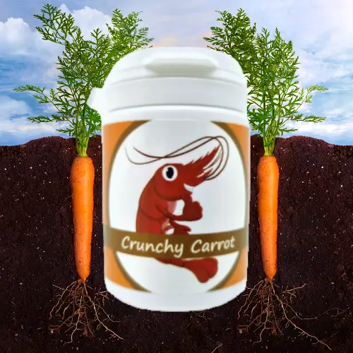 Chips Carottes - Nourriture Crevette & Escargot - SHRIMPTASTIC Le Crevettilus