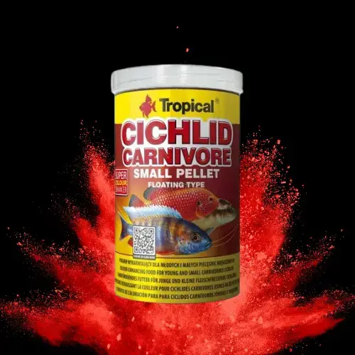 Cichlid Carnivore Pellet Small - 250 ml - TROPICAL Le Crevettilus