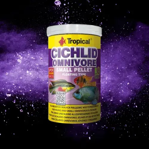 Cichlid Omnivore - Pellet Small - 250 ml - TROPICAL Le Crevettilus