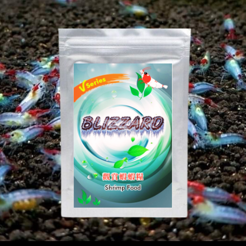 Shrimp Food - Aliment Crevettes Haut de Gamme - VIN BLIZZARD Le Crevettilus