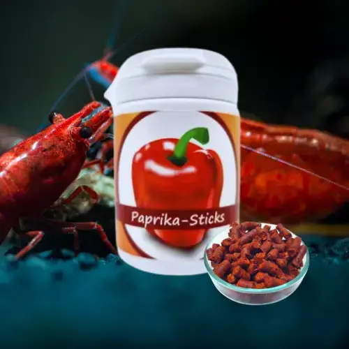 Sticks Paprika - Aliment 100% Naturel Crevettes - SHRIMPTASTIC Le Crevettilus