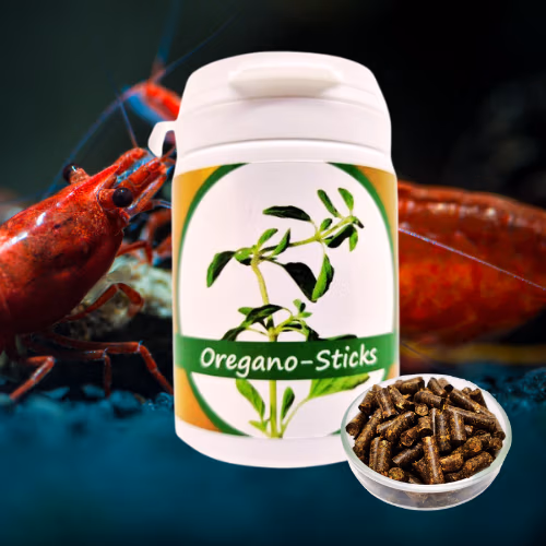 Sticks Origan - Aliment 100% Naturel Crevettes - SHRIMPTASTIC Le Crevettilus