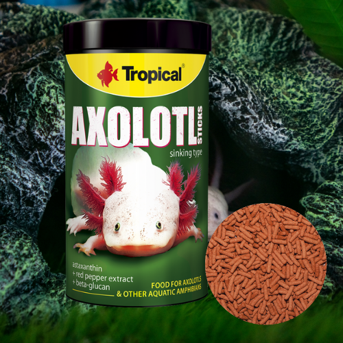 Nourriture Axolotl - Sticks 250 ml - TROPICA Le Crevettilus