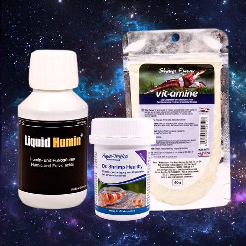 Pack Installation Crevettes dans Aquarium ESSENTIEL - 3 Flacons Le Crevettilus