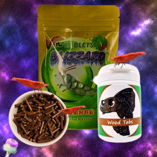 Pack Aliments Essentiels pour Crevettes d'Aquarium (x3 produits) Le Crevettilus