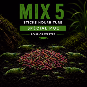 MIX 5 – Sticks Nourriture Artisanale Crevettes Spécial Mue